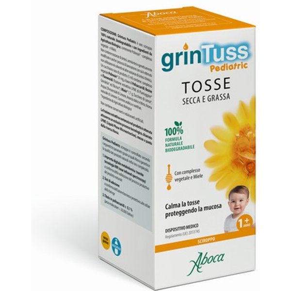 Grintuss Pediatric A Base Di Miele E Piante Per La Tosse Dei Bambini-image