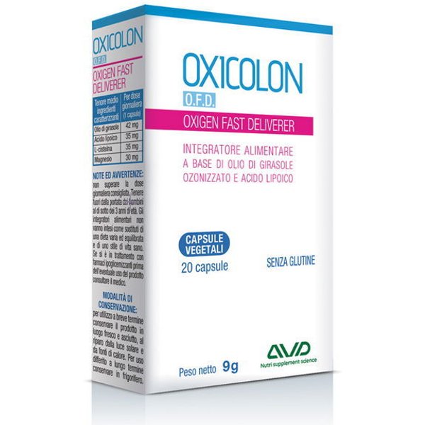 Oxicolon Oxigen Fast Deliverer 20 Capsule Per L'intestino-image