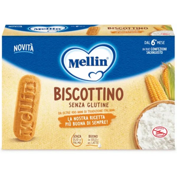 Biscotti Mellin Biscottino Senza Glutine 4M+ 500G-image
