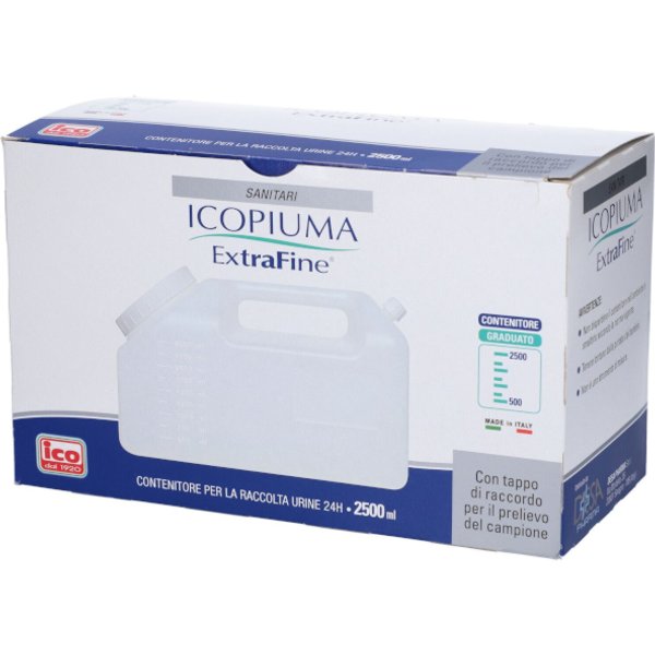 Contenitore Urine 24 Ore 2,5 Litri Extrafine Sanity - 1 Pezzo-image