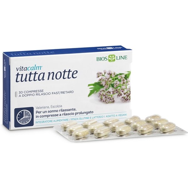 Bios Line Vitacalm Tutta Notte Fast/Retard 30 Compresse-image