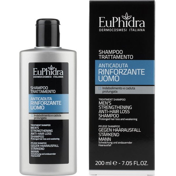 Euphidra Shampoo Anticaduta Riequilibrante Uomo 200Ml-image