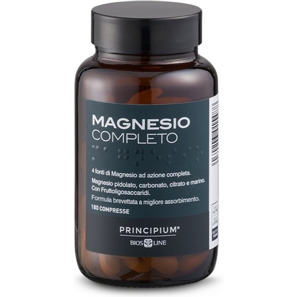 Principium Magnesio Completo 4 Fonti 180 Compresse Integratore Anti-Fatica-image