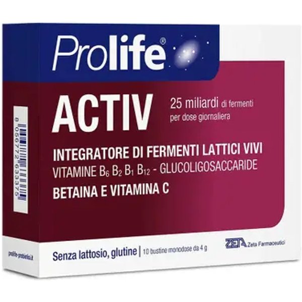 Prolife Activ+ Integratore Di Fermenti Lattici 10 Bustine-image