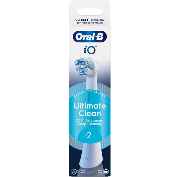 Oral-B Io Ultimate Clean Testine Ricambio Bianche 2 Pezzi-image