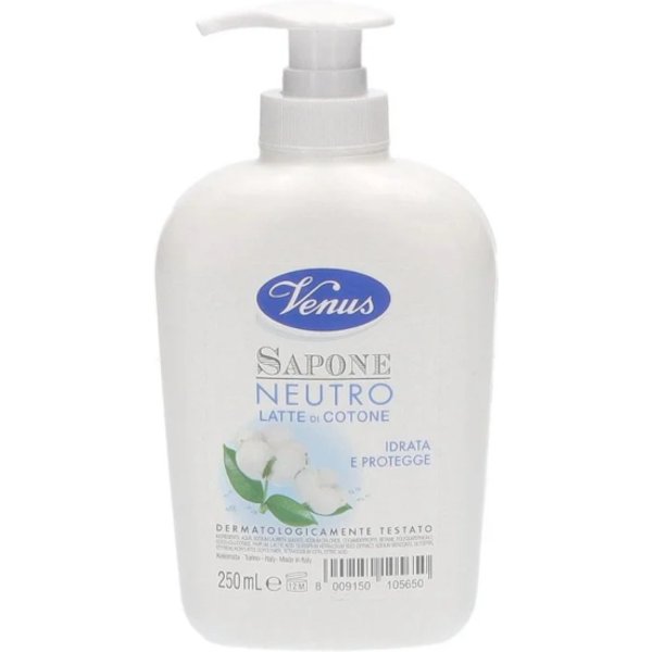 Venus Sapone Liquido Neutro 250Ml – Detergente Delicato Per Mani E Viso-image