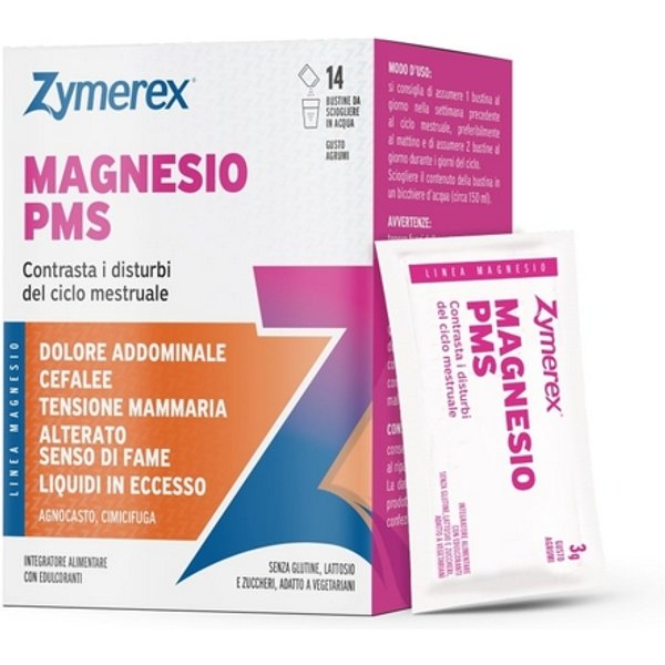 Zymerex Magnesio PMS Integratore Alimentare Da 14 Bustine-image