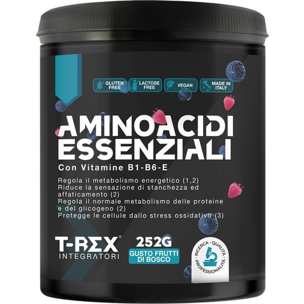 T-Rex Aminoacidi Essenziali Gusto Frutti Di Bosco Da 252G-image