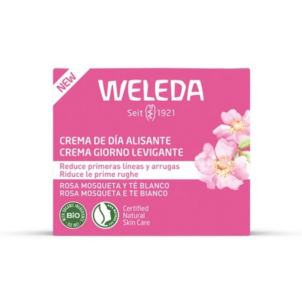 Weleda Crema Giorno Levigante Rosa Mosqueta Tè Bianco 40Ml-image