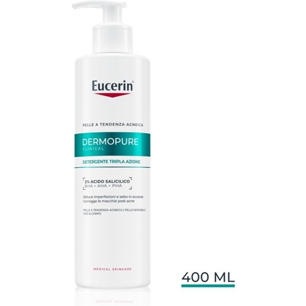 Eucerin Daily Care Detergente Tripla Azione 400 Ml-image