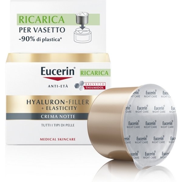 Eucerin Hyaluron-Filler Elasticity Crema Notte Ricarica 50Ml-image