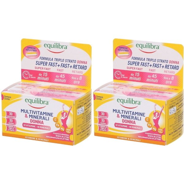Equilibra Multivitamine & Minerali Donna Set Da 2-image