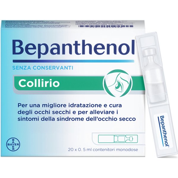 Bepanthenol Collirio Monodose Occhi Secchi 10 X 0,5 Ml-image