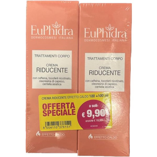 Euphidra Crema Riducente - Effetto Caldo 2 Pezzi-image