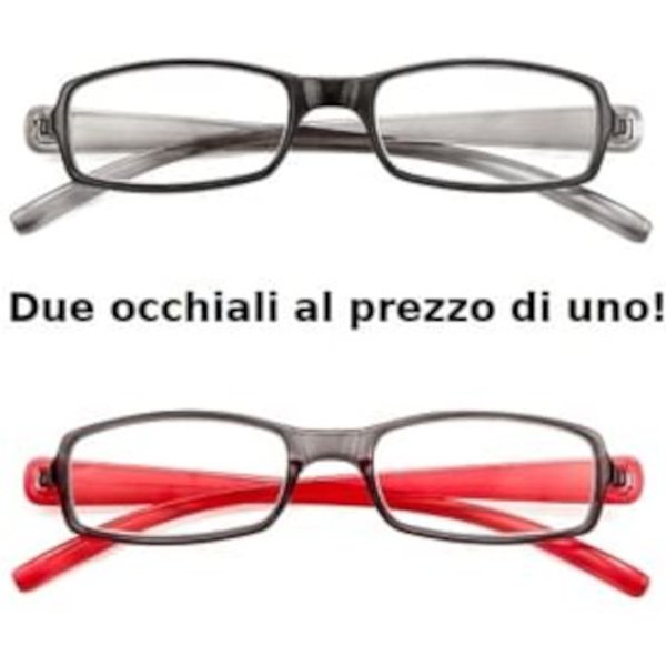 Occhiale Da Lettura Premontato Twins Silver Double +2,00-image