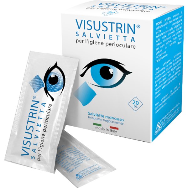Visustrin Salviettine Oculari Monouso Sterili 20 Pezzi-image