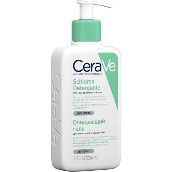 Cerave Schiuma Detergente Viso Pelli Normali E Grasse-image
