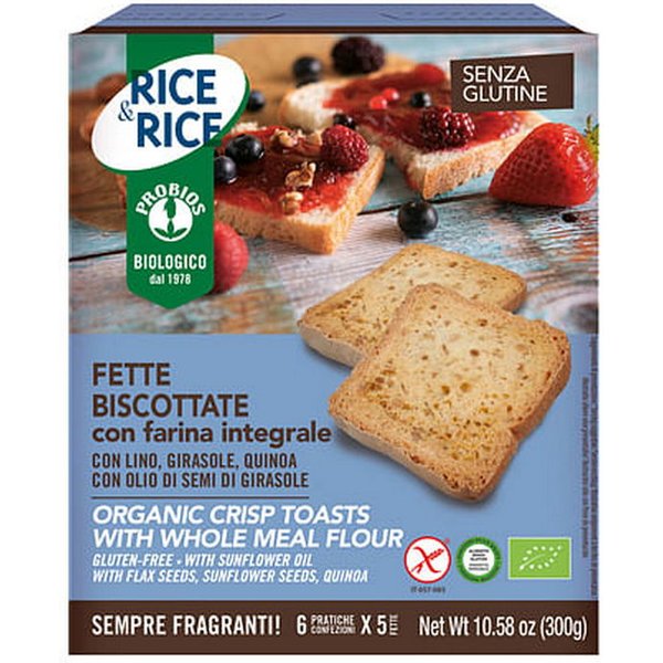 Rice&Rice Fette Biscottate Con Farina Integrale 300 G-image