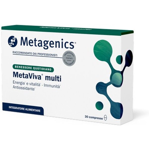 Metagenics Metaviva Multi Integratore Multivitaminico 30 Compresse Senza Glutine-image