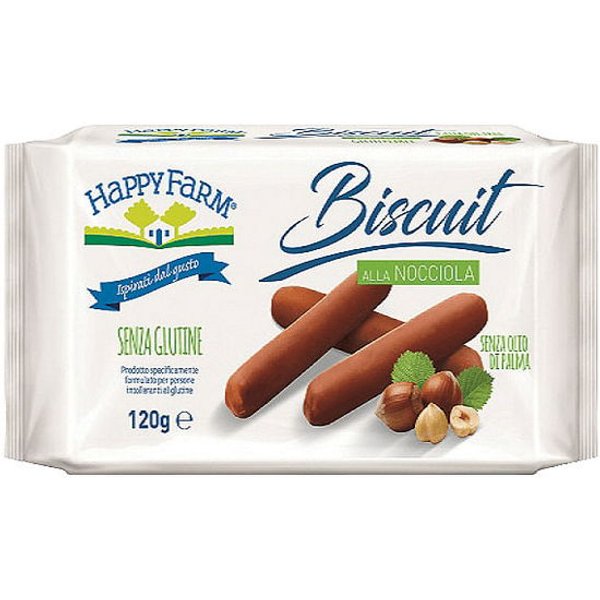 Happy Farm Biscuit Nocciola 120 G-image