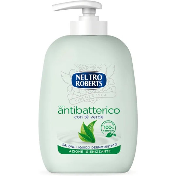 Neutro Roberts Sapone Liquido Antibatterico Con Erogatore 200 Ml-image