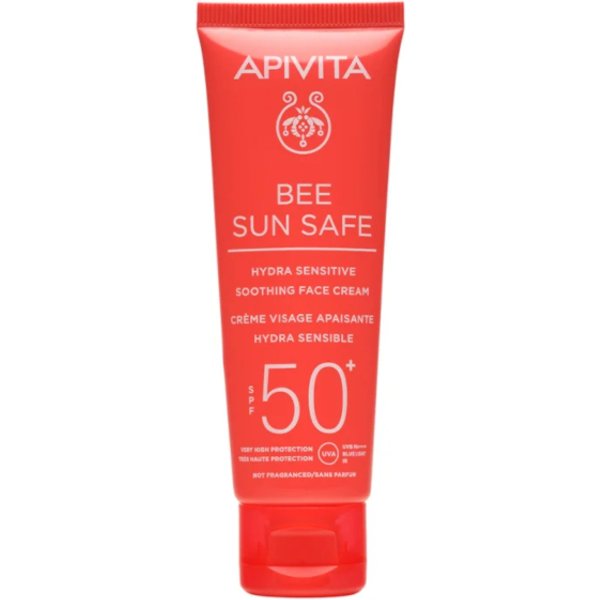 Apivita Bee Sun Safe Sensitive Soothing Face Cream Spf50+-image