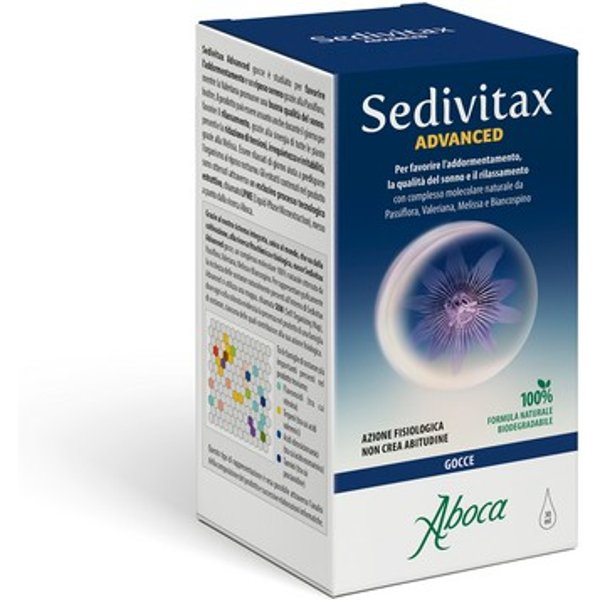 Sedivitax Advanced Gocce Per Sonno E Rilassamento 30 Ml Aboca-image