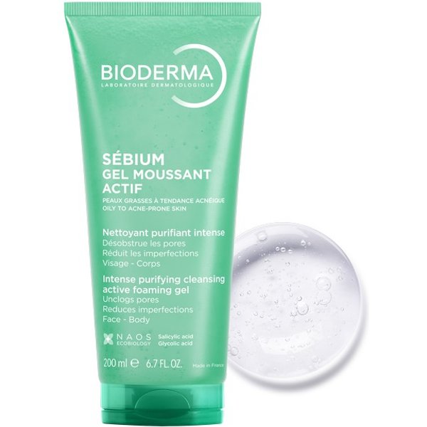Bioderma Sebium Moussant Actif Gel Per Pelle Grassa 200Ml-image