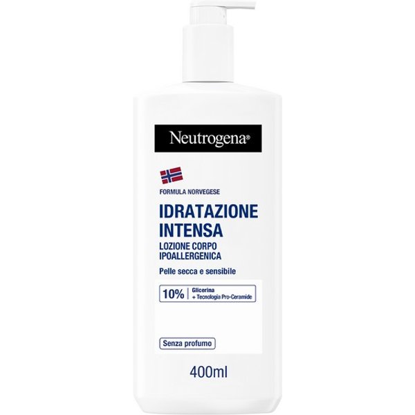 Neutrogena Crema Corpo Idratante Intensa Non Profumata Per Pelle Secca E Sensibile, Con Formula Norvegese, 400 Ml-image