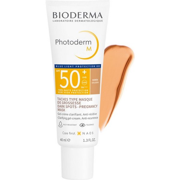 Bioderma Photoderm M SPF 50+ DoréE – Gel Crema Antimacchie-image