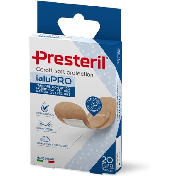 Presteril Cerotti Ialupro Medi 7X2 Cm - 20 Pezzi-image