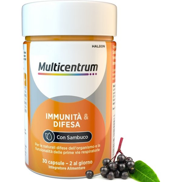 Multicentrum Immunità & Difesa – Integratore Difese Immunitarie 30 Capsule-image