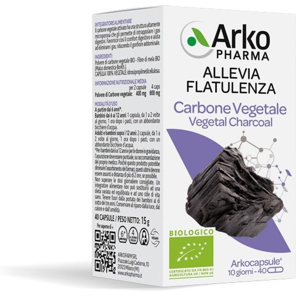 Arkocapsule Carbone Veg.40 Cps-image