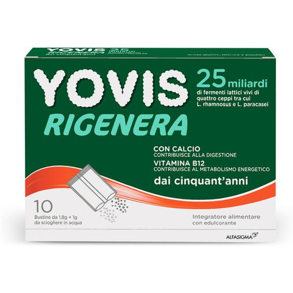 Yovis Rigenera 50+ Integratore Probiotici Adulti 10 Bustine 25 Miliardi-image