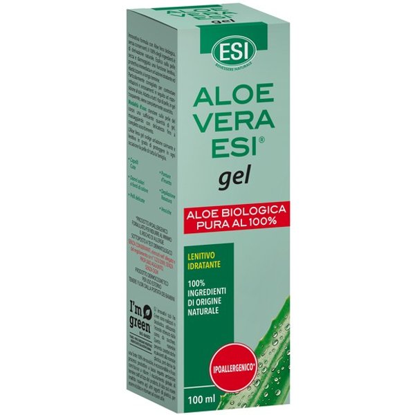 ESI Aloe Vera Gel - Gel Puro Al 100% Idratante E Nutriente Per La Pelle, 100Ml-image