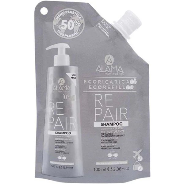 Alama Professional Repair Eco Refill Shampoo Da 100Ml-image