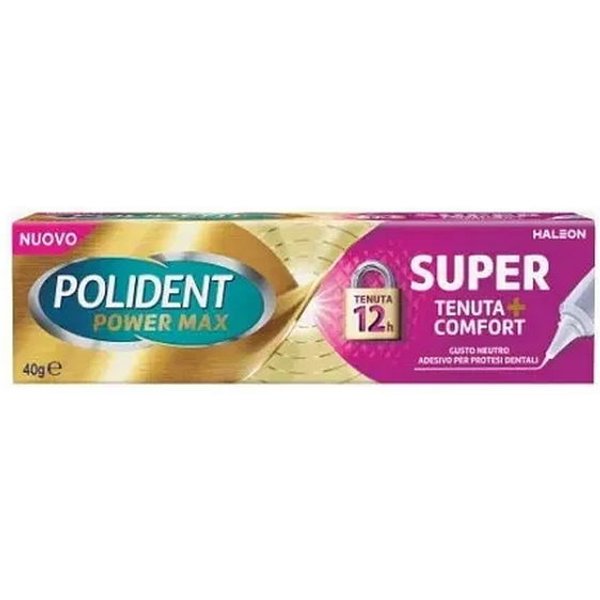 Polident Super Tenuta + Comfort Adesivo Protesi Gusto Neutro 40G-image