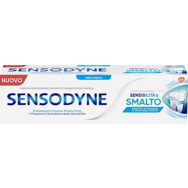 Sensodyne Dentifricio Denti Sensibili E Smalto Menta Fresca 75Ml-image
