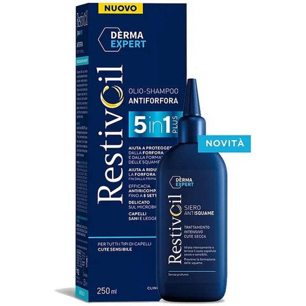 Restivoil Derma Expert Sistema Antiforfora Shampoo 250Ml + Siero 150Ml-image