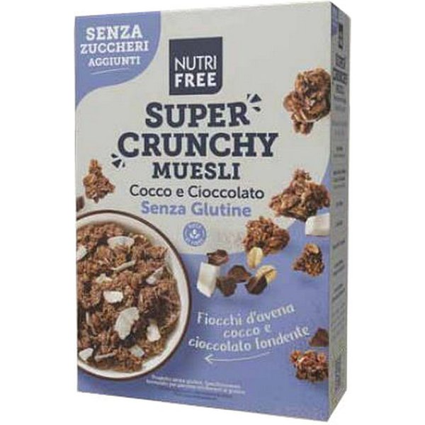 Nutrifree Super Crunchy Muesli Cocco E Cioccolato Senza Zuccheri Aggiunti 300 G-image