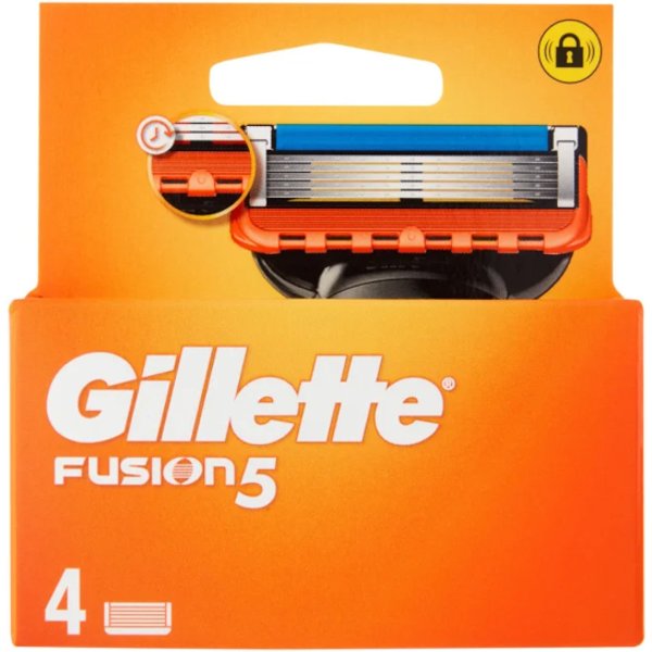 Gillette Fusion5 - 4 Lame Di Ricambio Per Una Rasatura Precisa-image