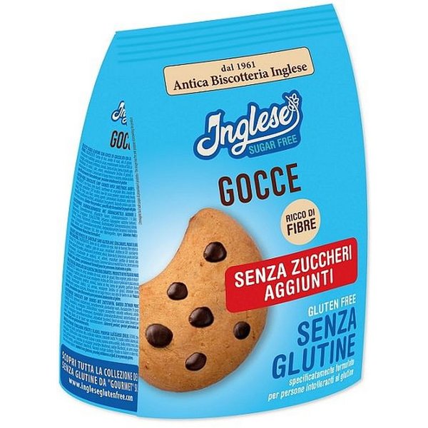 Inglese Biscotti Gocce Di Cioccolato Senza Zuccheri Aggiunti 200 G-image