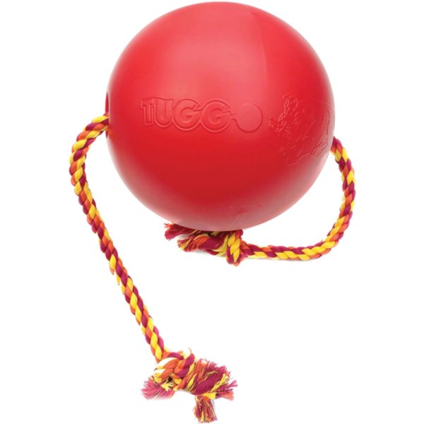 Palla Tuggo Con Corda In Cotone 25.4 Cm - Gioco Per Cani-image