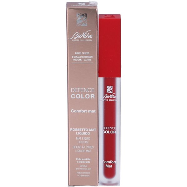 Bionike Defence Color Comfort Mat Rossetto Liquido 4,5Ml N.704 Vrai Rouge-image