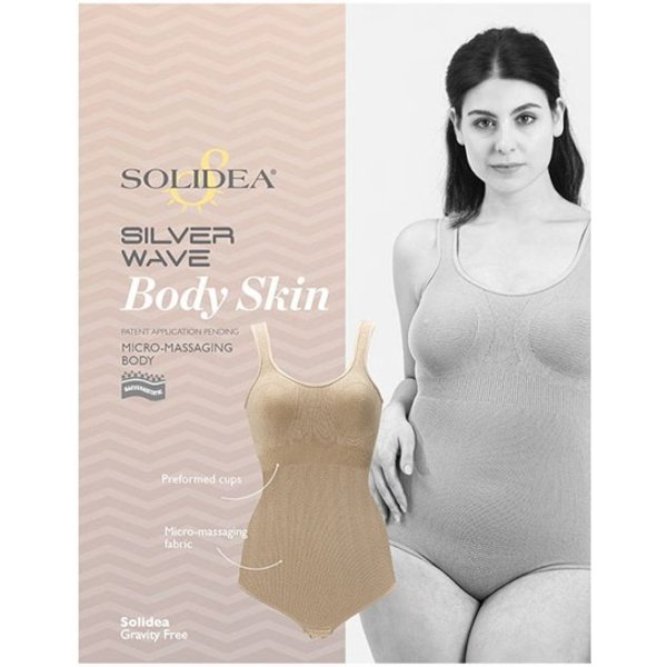 Solidea Silver Wave Body Skin Nero - XS-image