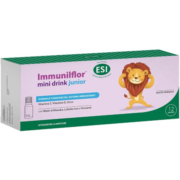 ESI Immunilflor Junior 10 Mini Drink Per Difese Immunitarie-image