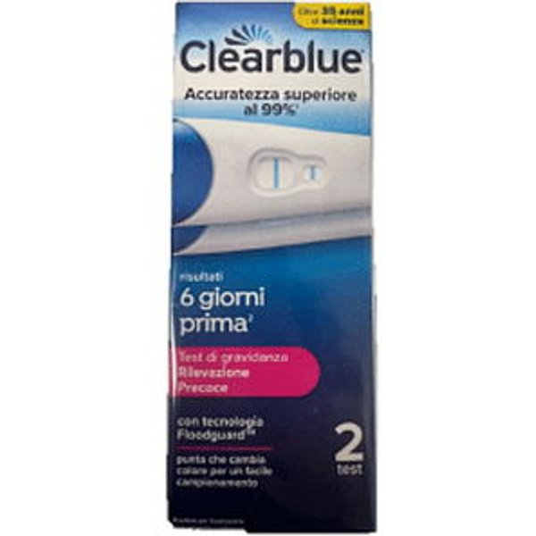 Clearblue Test Gravidanza Rilevazione Precoce – 2 Pezzi-image
