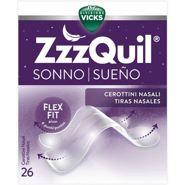 Zzzquil Nasal Strips – 26 Cerotti Nasali Decongestionanti-image