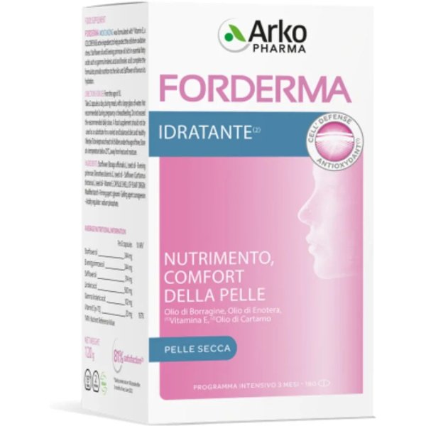 Forderma Idratante 180 Capsule Integratore Idratante Pelle-image