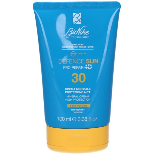 Bionike Defence Sun Crema Minerale Viso E Corpo Pelle Fragilizzata Spf30 100Ml-image